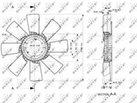 NRF Koelventilatorwiel 49835