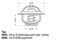 Thermostat, Kühlmittel Wahler 4008.79D