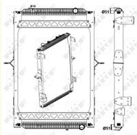 NRF Radiateur 58404