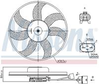 Nissens Koelventilatorwiel 850021