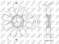 NRF Koelventilatorwiel 49804
