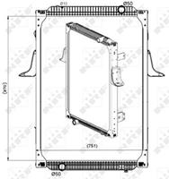 NRF Radiateur 529564
