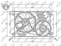 NRF Koelventilatorwiel 47755