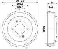 Hella Pagid GmbH Remtrommel 8dt 8DT355303031