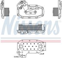 Nissens Oliekoeler, motorolie 91141