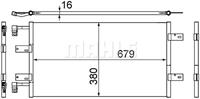 Mahle Condensor, airconditioning AC461000S