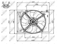 NRF Koelventilatorwiel 47741