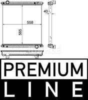 mahleoriginal Kühler, Motorkühlung Mahle Original CR 1046 000P