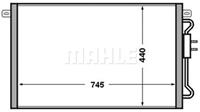Mahle Condensor, airconditioning AC513000S