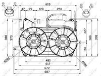 NRF Koelventilatorwiel 47673