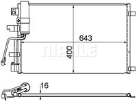 Mahle Condensor, airconditioning AC607001S