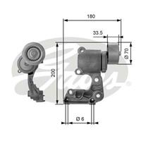 Gates Spanrol, Poly V-riem T38410