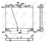 NRF Radiateur 53188