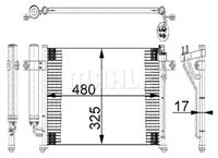 Mahle Condensor, airconditioning AC679000S