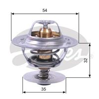 GATES Thermostat TH11287G1 Kühlwasserthermostat,Kühlwasserregler VW,AUDI,OPEL,Golf IV Schrägheck (1J1),POLO (9N_),Golf V Schrägheck (1K1)