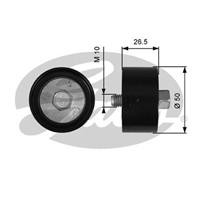 Gates Geleide rol/omdraairol v-snaren DriveAlign T36537