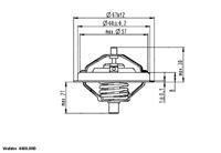 Wahler Thermostaat 448880D0