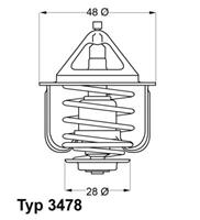 Wahler Thermostaat 347882D