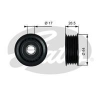 Gates Geleide rol/omdraairol v-snaren DriveAlign T38099