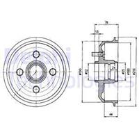 Delphi Remtrommel BF229