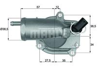 mahleoriginal Thermostat, Kühlmittel Mahle Original TH 10 87