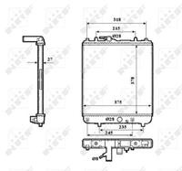 NRF Radiateur 53862