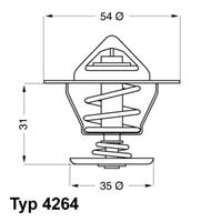 Wahler Thermostaat 426484D