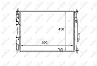 NRF Radiateur 58461