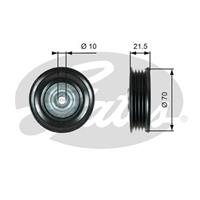 Umlenk-/Führungsrolle, Keilrippenriemen Gates T36747