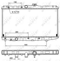 NRF Radiateur 507581