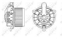 ford Kachelventilator 34166 NRF 34166