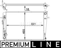 hyundai Radiateur CR1403000P