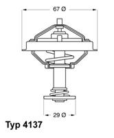 Wahler Thermostaat 413780D