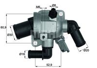 Mahle Thermostaat, koelvloeistof TI17388