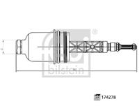 febibilstein Deckel, Ölfiltergehäuse Febi Bilstein 174278