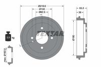 Bremstrommel Hinterachse Textar 94044400