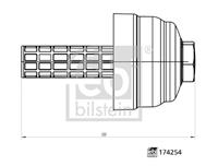 febibilstein Deckel, Ölfiltergehäuse Febi Bilstein 174254