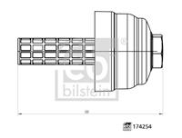 FEBI Oliefilterdeksel 174254