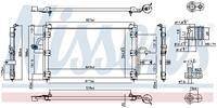 Nissens Condensator, airconditioning 94414