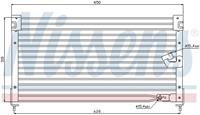 Nissens Condensator, airconditioning 94362