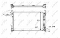 mercedes Radiateur 58390