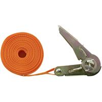 TOOLCRAFT TO-6802776 Spanband (eendelig) Trekkracht (lc) vastbinden (enkel/direct)=350 daN (l x b) 6 m x 25 mm