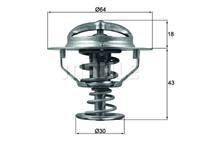 mahleoriginal MAHLE ORIGINAL Thermostat TX 114 82D Kühlwasserthermostat,Kühlwasserregler NISSAN,KIA,HONDA,X-TRAIL T30,ALMERA TINO V10,ALMERA II Hatchback N16