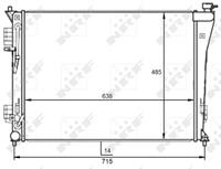 Radiateur NRF, u.a. für Hyundai