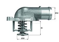 mahleoriginal MAHLE ORIGINAL Thermostat TI 212 87D Kühlwasserthermostat,Kühlwasserregler VW,TRANSPORTER V Bus 7HB, 7HJ, 7EB, 7EJ, 7EF,TOUAREG 7LA, 7L6, 7L7