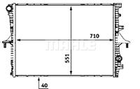 mahleoriginal Kühler, Motorkühlung Mahle Original CR 571 000S