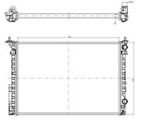 NRF Radiateur 58242A