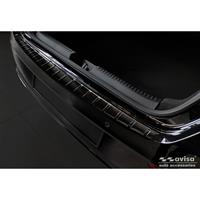 Avisa Zwart RVS Achterbumperprotector passend voor Mercedes CLA II (X118) Shooting Brake 2019- 'Ribs' AV245081