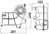 Mahle Expansietank, koelvloeistof CRT24000S