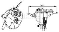 Mahle Expansietank, koelvloeistof CRT29001S